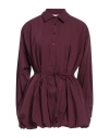 Vicolo Woman Mini Dress Plum Size M Polyester, Viscose, Wool, Elastane In Purple