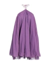 Vicolo Woman Mini Dress Purple Size Onesize Cotton
