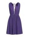 Vicolo Short Dresses In Purple