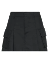 Vicolo Woman Mini Skirt Black Size L Polyethylene, Elastane In Black