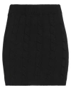 Vicolo Woman Mini Skirt Black Size Onesize Cotton, Acrylic