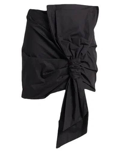 Vicolo Woman Mini Skirt Black Size S Cotton