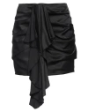 Vicolo Woman Mini Skirt Black Size Xs Viscose In Black