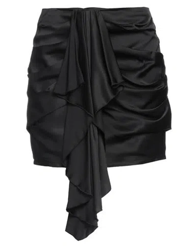 Vicolo Woman Mini Skirt Black Size Xs Viscose