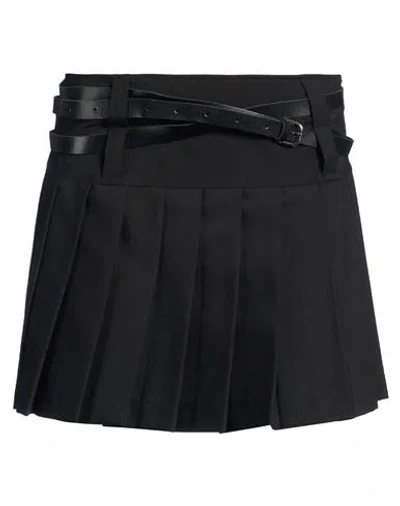 Vicolo Woman Mini Skirt Black Size Xs Polyester, Viscose, Elastane