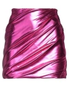 Vicolo Woman Mini Skirt Fuchsia Size S Polyester, Elastane In Pink