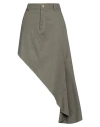 Vicolo Woman Mini Skirt Lead Size M Cotton, Elastane In Grey