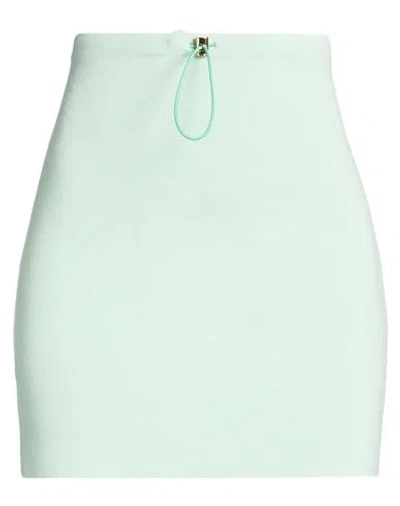 Vicolo Woman Mini Skirt Light Green Size Onesize Viscose, Polyester