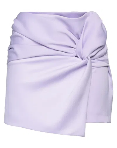 Vicolo Mini Skirts In Purple