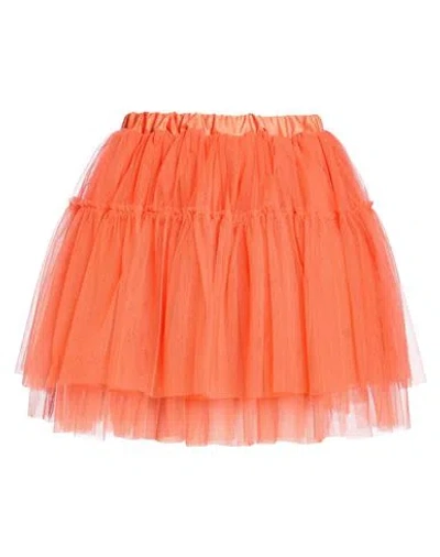 Vicolo Woman Mini Skirt Orange Size Onesize Polyamide, Polyester