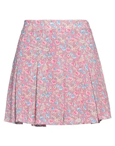 Vicolo Woman Mini Skirt Pink Size M Polyester
