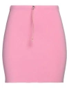 Vicolo Woman Mini Skirt Pink Size Onesize Viscose, Polyester