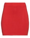 Vicolo Woman Mini Skirt Red Size Onesize Cotton