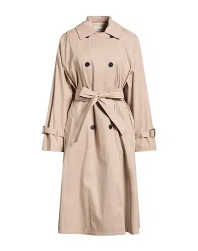 Vicolo Woman Overcoat & Trench Coat Grey Size M Cotton, Elastane In Gray