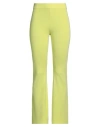 Vicolo Woman Pants Lime Green Size Onesize Viscose, Polyester In Green
