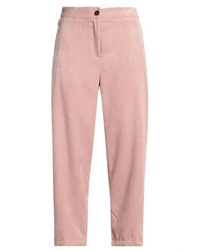 Vicolo Woman Pants Antique Rose Size S Polyester, Polyamide, Elastane In Pink