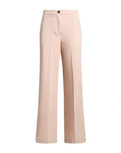 Vicolo Woman Pants Antique Rose Size Xs Polyester, Viscose, Elastane In Pink