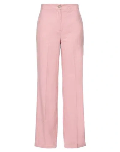 Vicolo Woman Pants Antique Rose Size Xs Viscose, Elastane In Pink