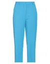 Vicolo Woman Pants Azure Size S Acetate, Viscose In Blue