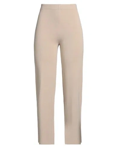 Vicolo Woman Pants Beige Size Onesize Viscose, Polyamide In Beige