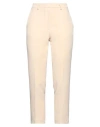 Vicolo Woman Pants Beige Size S Acetate, Viscose In Beige