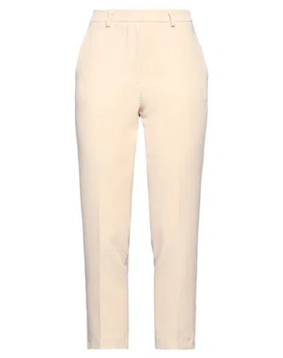 Vicolo Woman Pants Beige Size S Acetate, Viscose