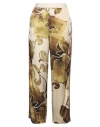 Vicolo Woman Pants Beige Size S Viscose, Acetate In Multi