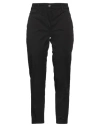 Vicolo Woman Pants Black Size L Cotton, Elastane