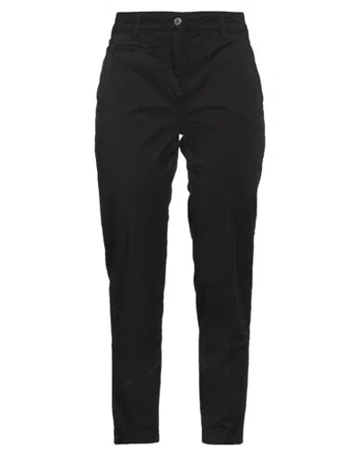 Vicolo Woman Pants Black Size L Cotton, Elastane