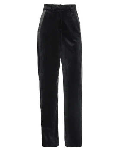 Vicolo Woman Pants Black Size L Cotton, Polyester, Elastane