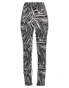 Vicolo Woman Pants Black Size M Polyester, Elastane In Black