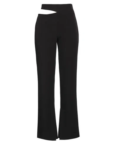 Vicolo Woman Pants Black Size M Polyester, Elastane