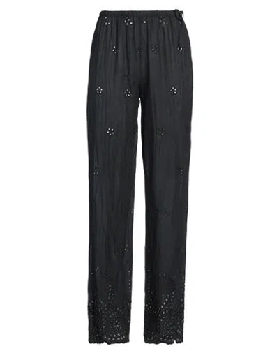 Vicolo Woman Pants Black Size S Cotton