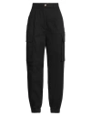 Vicolo Woman Pants Black Size S Cotton, Elastane In Black