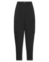 Vicolo Woman Pants Black Size S Polyester, Viscose, Elastane