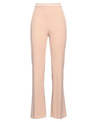 Vicolo Woman Pants Blush Size L Polyester, Elastane In Pink