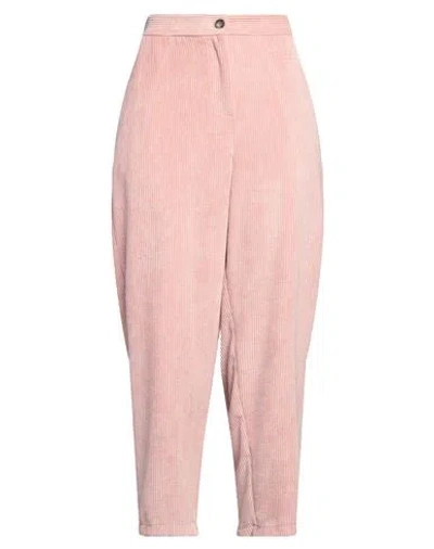 Vicolo Woman Pants Blush Size L Polyester, Polyamide, Elastane In Pink
