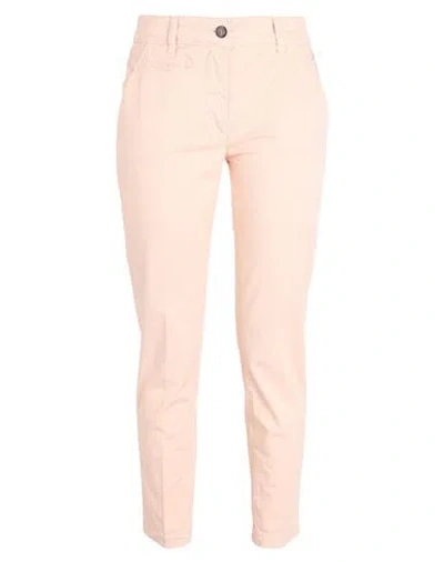 Vicolo Woman Pants Blush Size S Cotton, Elastane In Pink