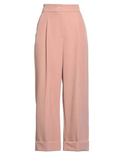 Vicolo Woman Pants Blush Size Xs Polyester, Elastane In Pink