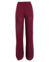 Vicolo Woman Pants Burgundy Size Onesize Viscose, Polyamide, Wool, Cashmere