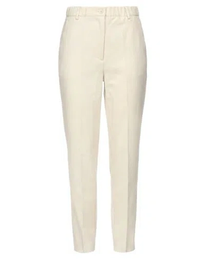 Vicolo Woman Pants Cream Size Xs Polyester, Viscose, Elastane In Neutral