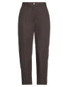 Vicolo Woman Pants Dark Brown Size Xs Acetate, Viscose