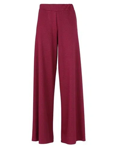 Vicolo Woman Pants Fuchsia Size M Polyester, Viscose, Elastane In Pink