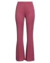 Vicolo Woman Pants Fuchsia Size Xs Polyester, Viscose, Elastane In Pink