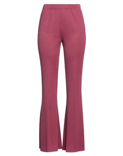 Vicolo Woman Pants Fuchsia Size Xs Polyester, Viscose, Elastane In Pink