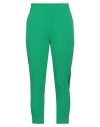 Vicolo Woman Pants Green Size S Polyester, Elastane, Acetate, Viscose