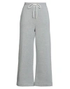 Vicolo Woman Pants Grey Size M Viscose, Elastane In Gray