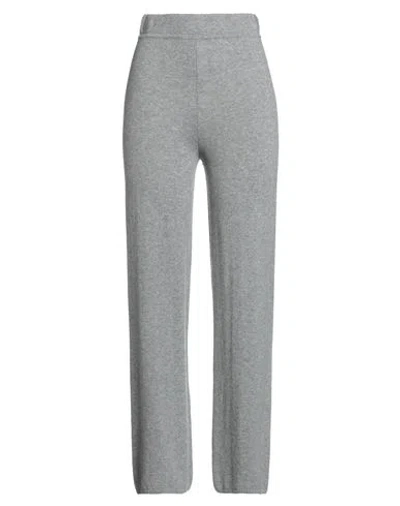 Vicolo Woman Pants Grey Size Onesize Cashmere In Gray