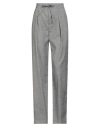 Vicolo Woman Pants Grey Size Xs Polyester, Viscose, Elastane In Gray
