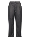 Vicolo Woman Pants Lead Size L Polyester, Viscose, Elastane In Grey